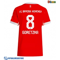 Fotballdrakt Dame Bayern Munich Leon Goretzka #8 Hjemmedrakt 2025-26 Kortermet